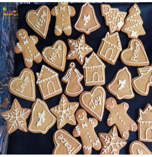  Gingerbread cookies (100Gms, with Egg) by Beige Marvel